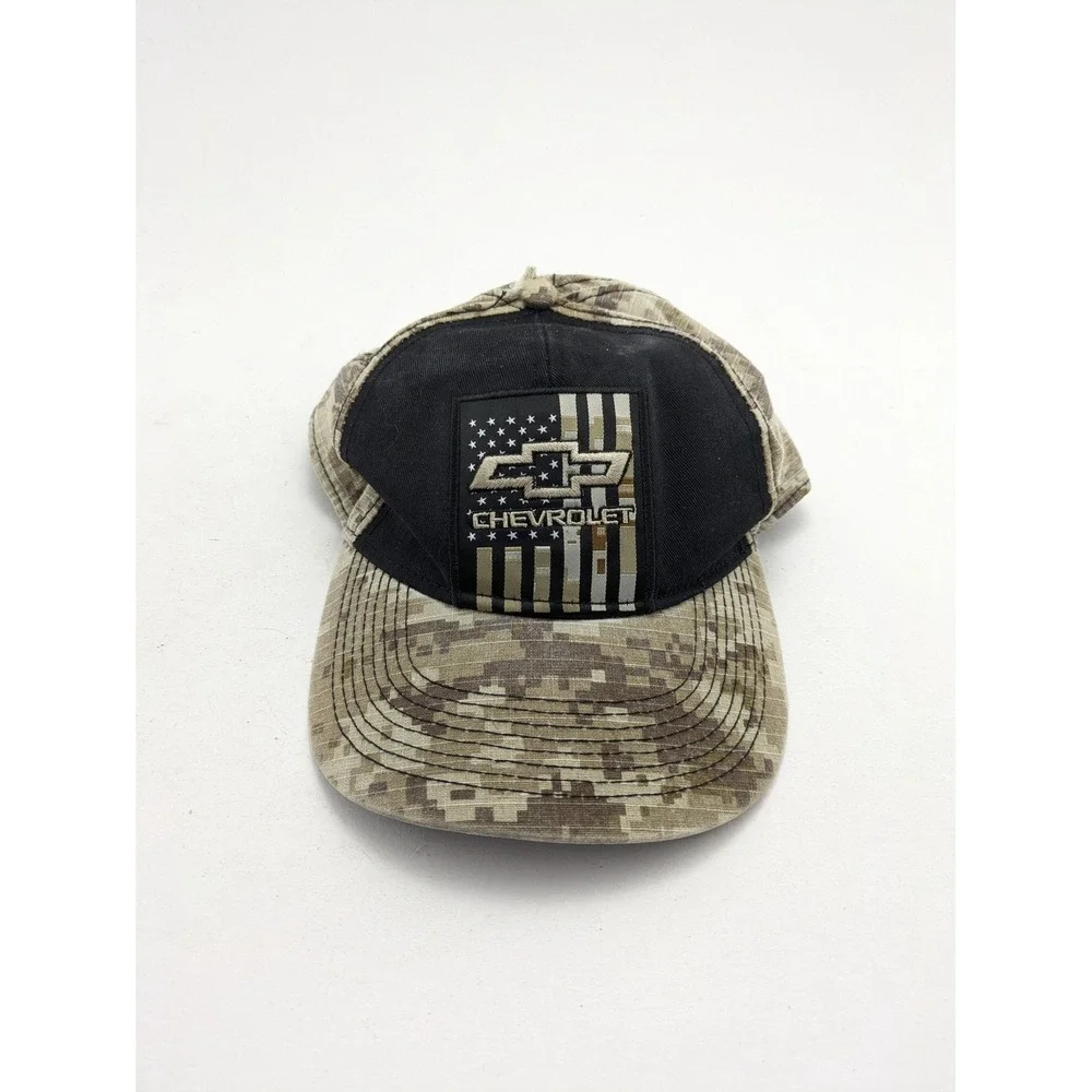 Chevrolet Chevy True Timber Digital Camo Army Mesh CF Licensed Adjustable Hat